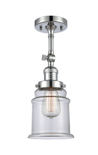 Franklin Semi-Flush Mount Brushed Nickel