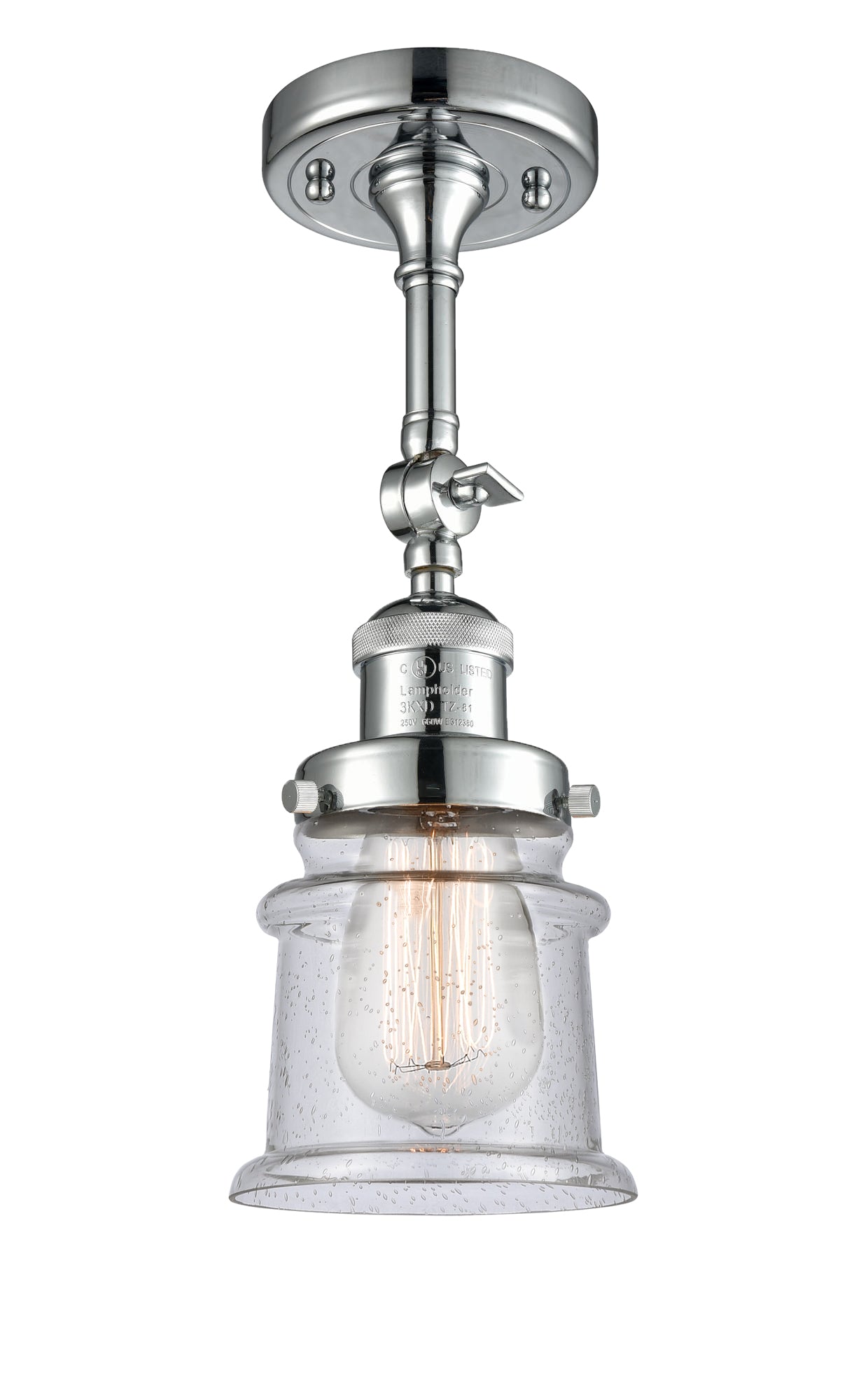 Franklin Semi-Flush Mount Brushed Nickel