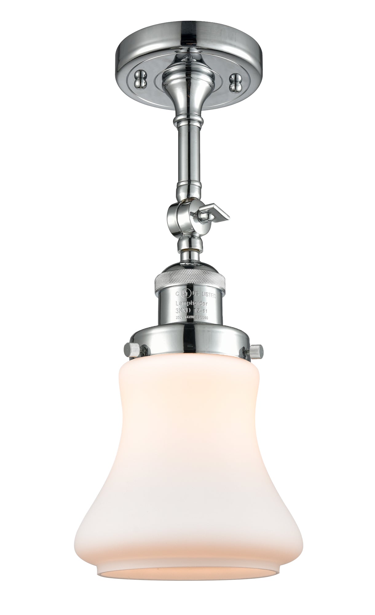 Franklin Semi-Flush Mount Brushed Nickel
