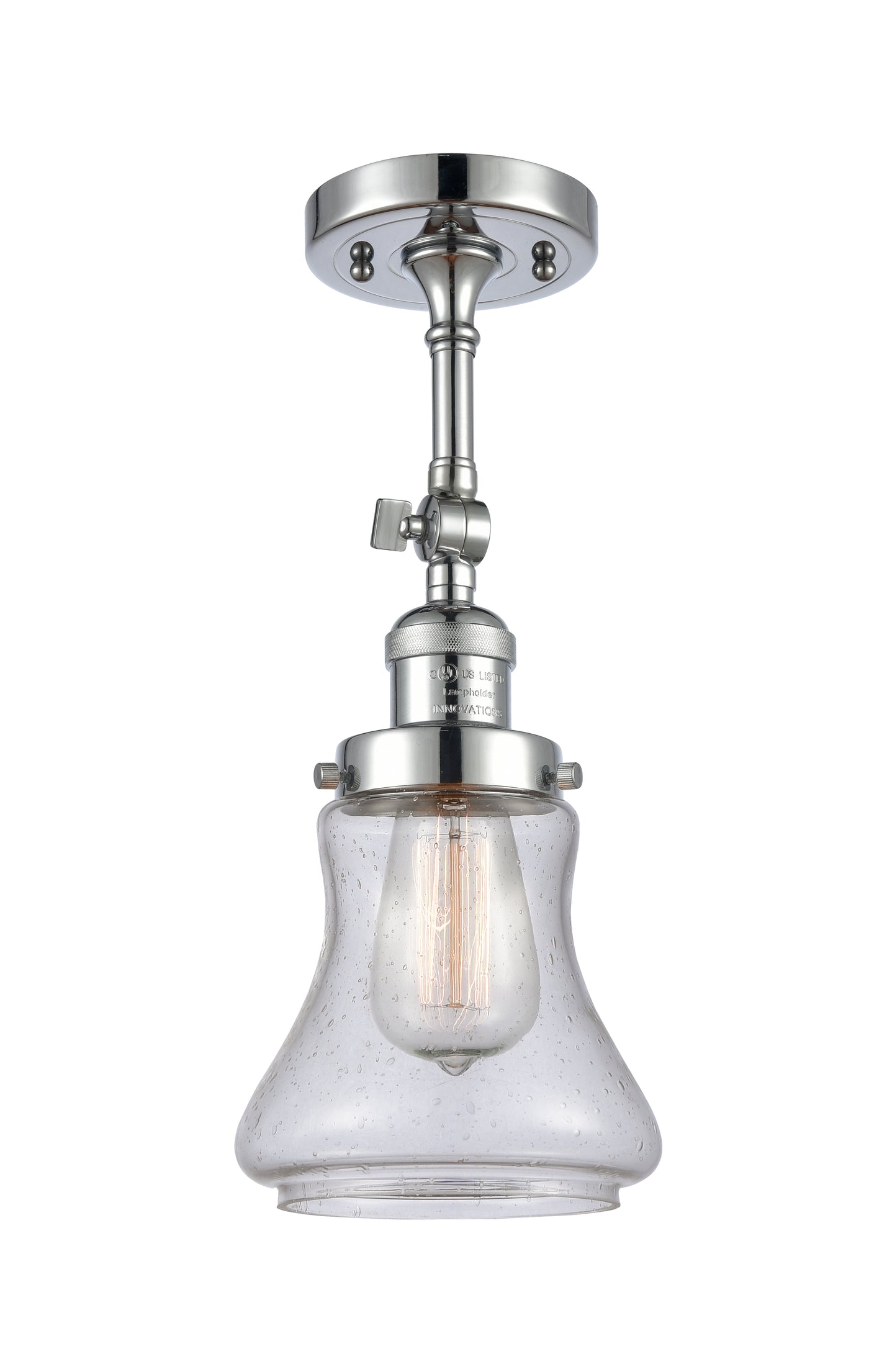 Franklin Semi-Flush Mount Brushed Nickel