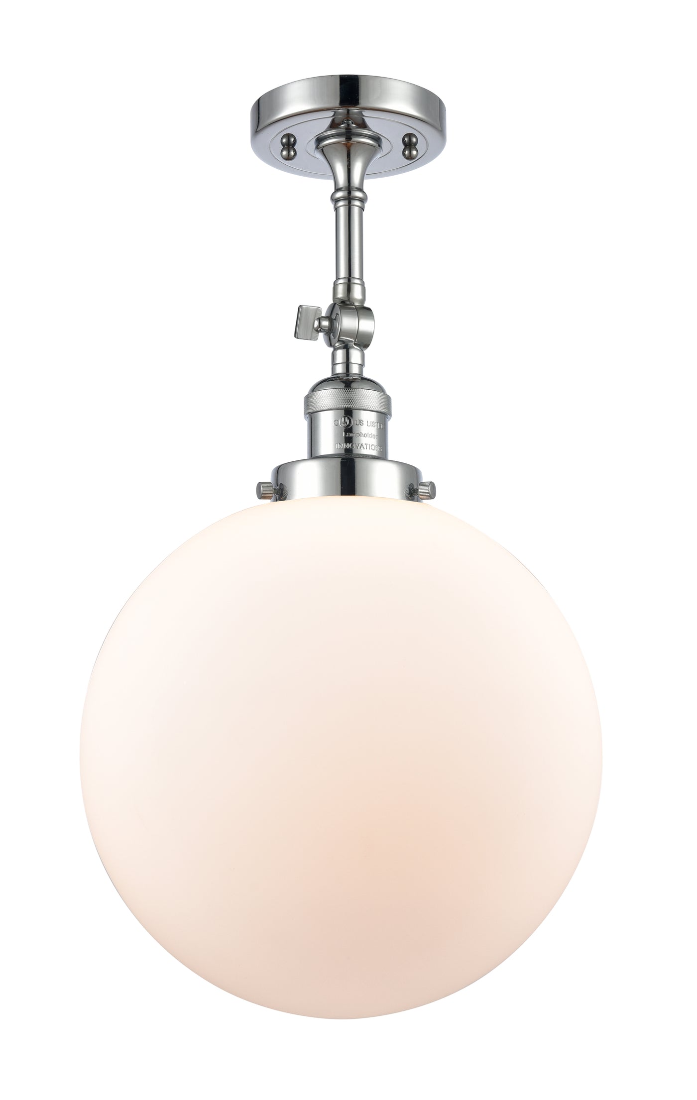 Franklin Semi-Flush Mount Brushed Satin Nickel