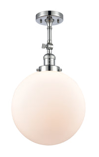 Franklin Semi-Flush Mount Brushed Satin Nickel