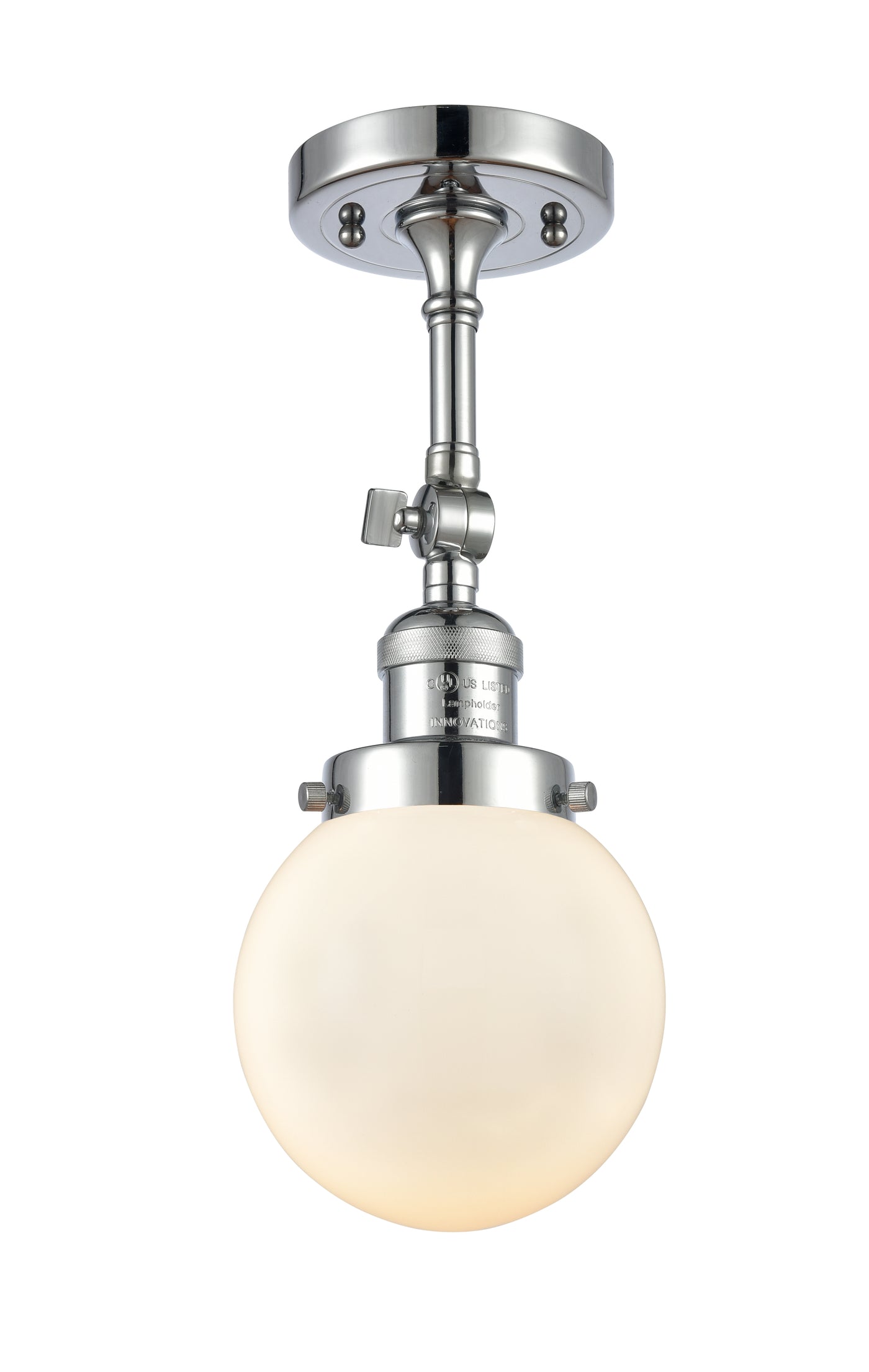 Franklin Semi-Flush Mount Brushed Satin Nickel