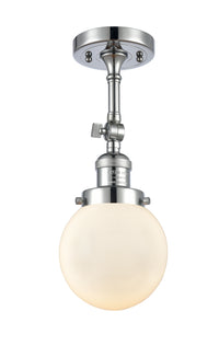Franklin Semi-Flush Mount Brushed Satin Nickel