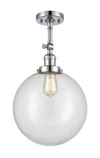Franklin Semi-Flush Mount Brushed Satin Nickel