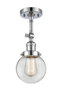 Franklin Semi-Flush Mount Brushed Satin Nickel