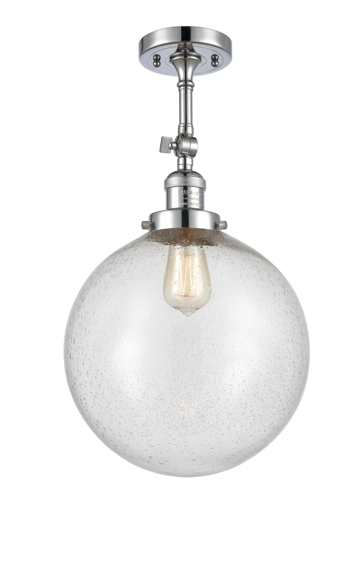 Franklin Semi-Flush Mount Brushed Satin Nickel