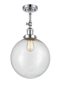 Franklin Semi-Flush Mount Brushed Satin Nickel