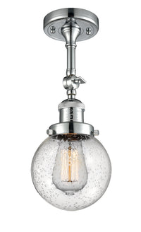 Franklin Semi-Flush Mount Brushed Satin Nickel