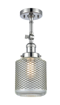 Franklin Semi-Flush Mount Brushed Nickel