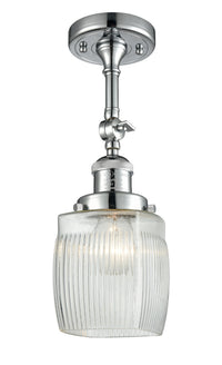 Franklin Semi-Flush Mount Brushed Satin Nickel