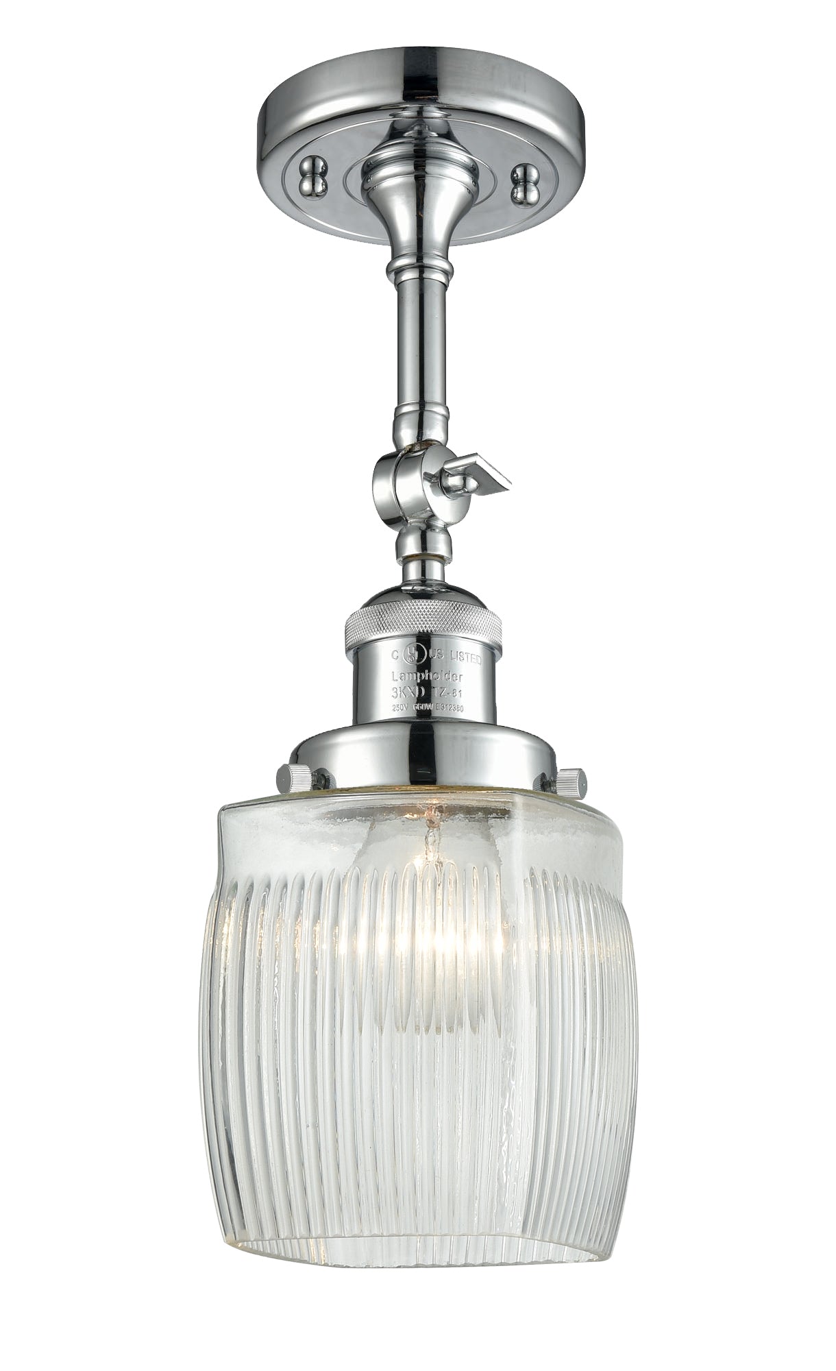Franklin Semi-Flush Mount Brushed Satin Nickel
