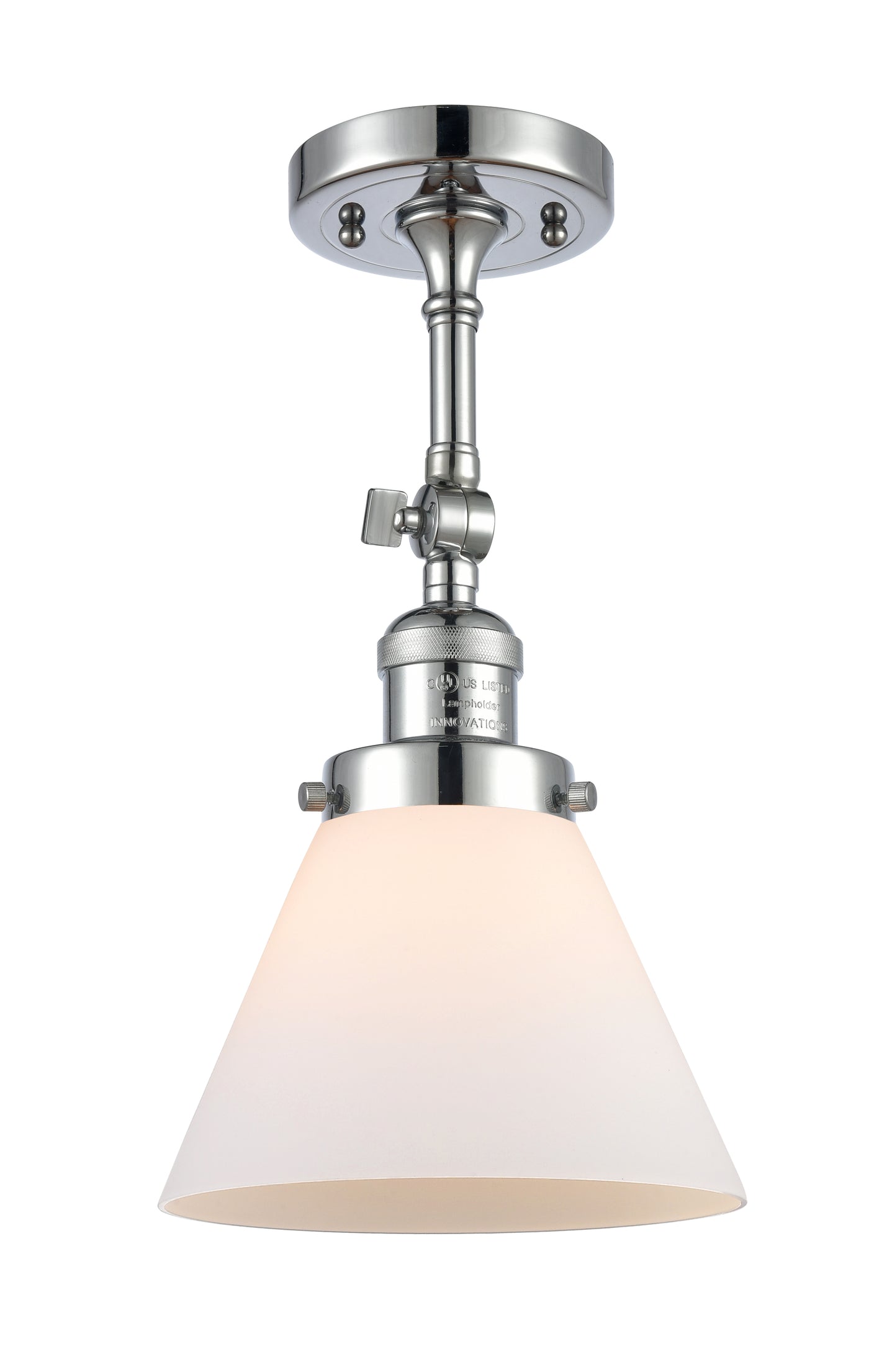 Franklin Semi-Flush Mount Brushed Nickel
