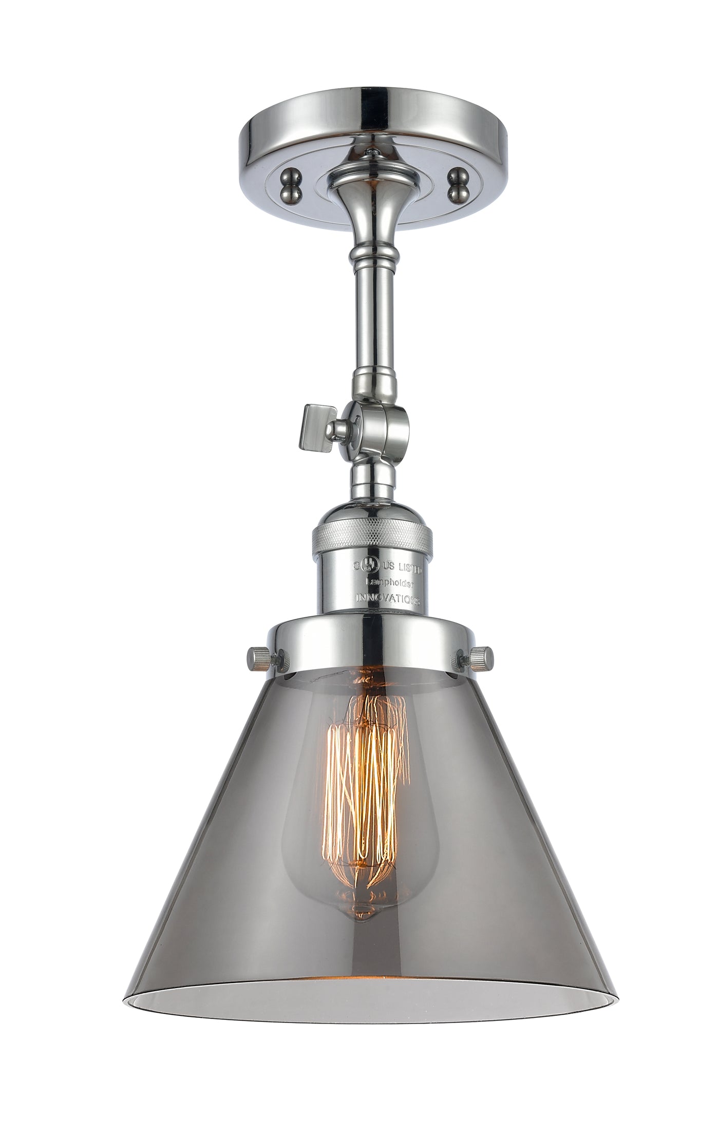Franklin Semi-Flush Mount Brushed Satin Nickel
