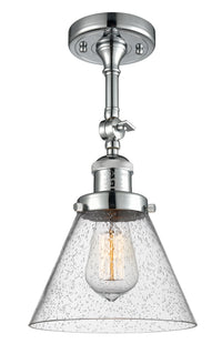Franklin Semi-Flush Mount Brushed Nickel