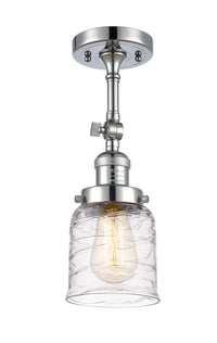 Franklin Semi-Flush Mount Brushed Satin Nickel