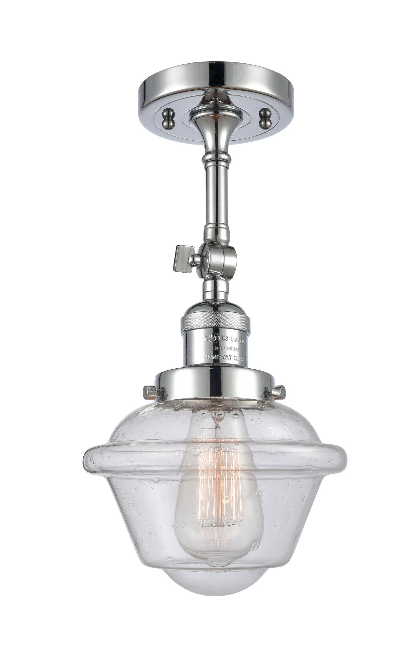 Franklin Semi-Flush Mount Brushed Satin Nickel
