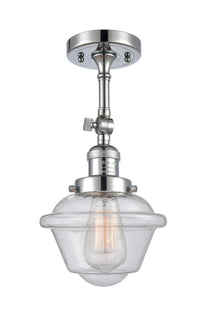 Franklin Semi-Flush Mount Brushed Satin Nickel