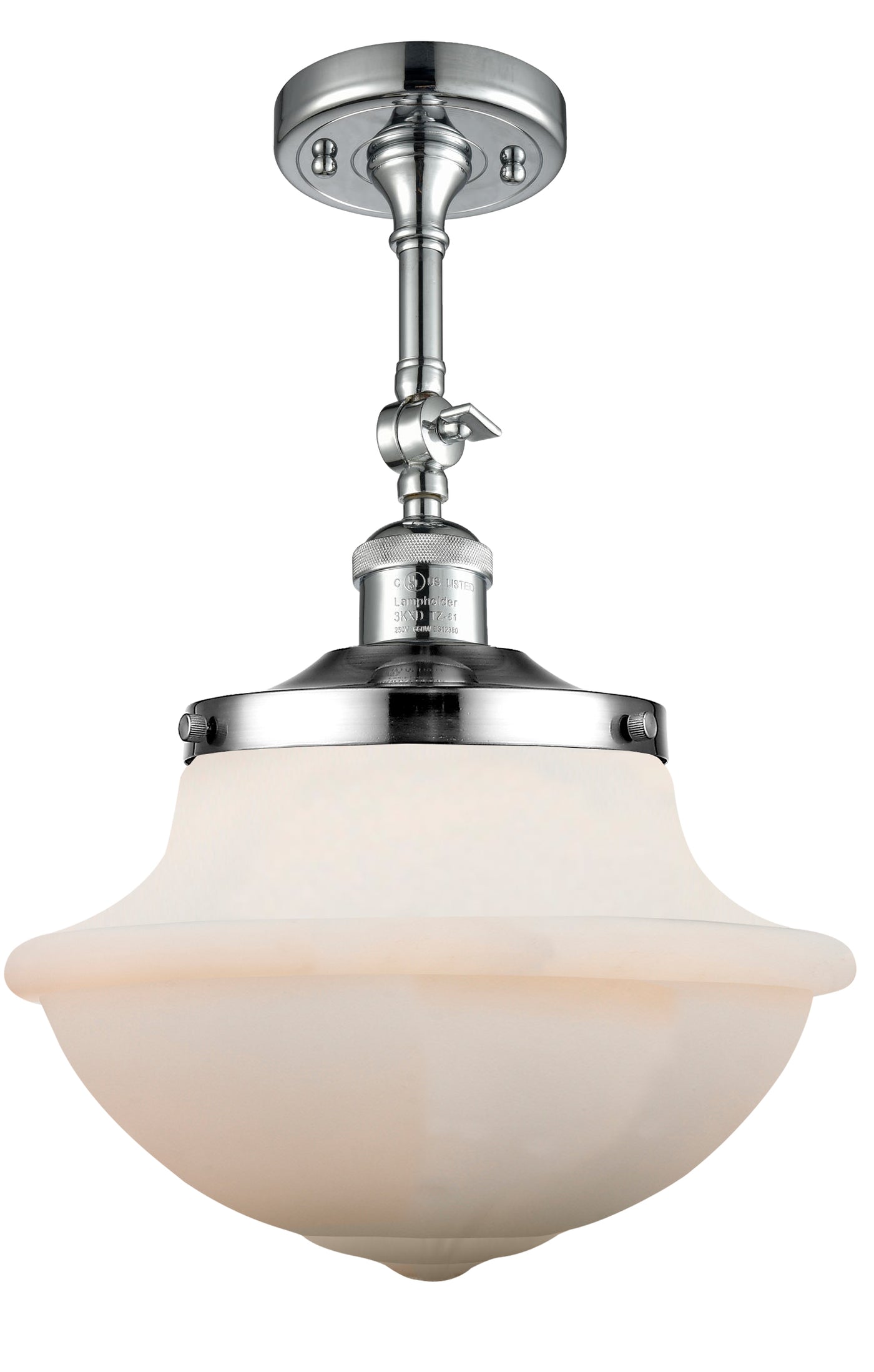 Franklin Semi-Flush Mount Satin Nickel