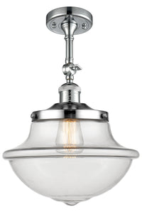 Franklin Semi-Flush Mount Brushed Nickel