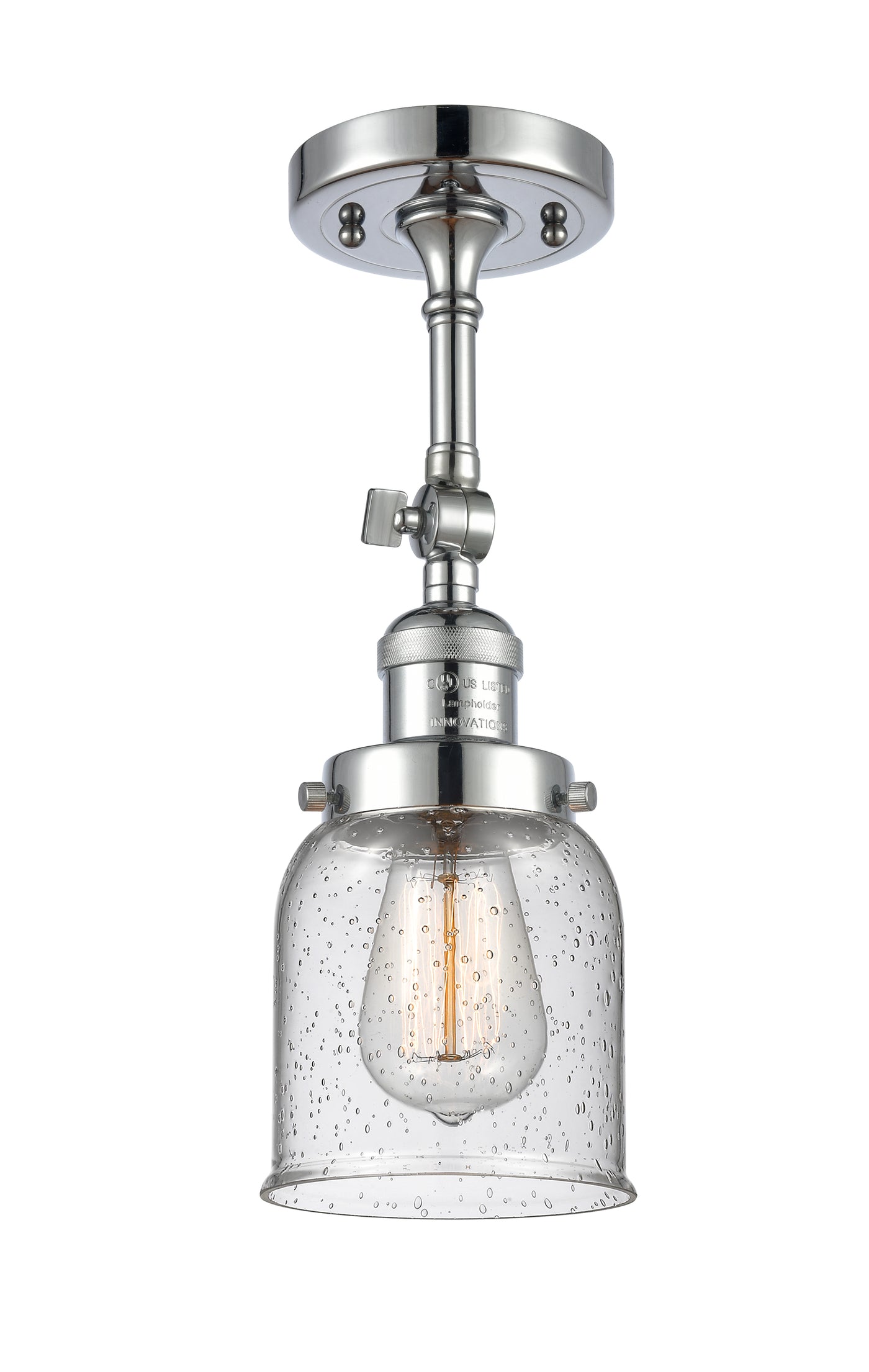 Franklin Semi-Flush Mount Satin Nickel