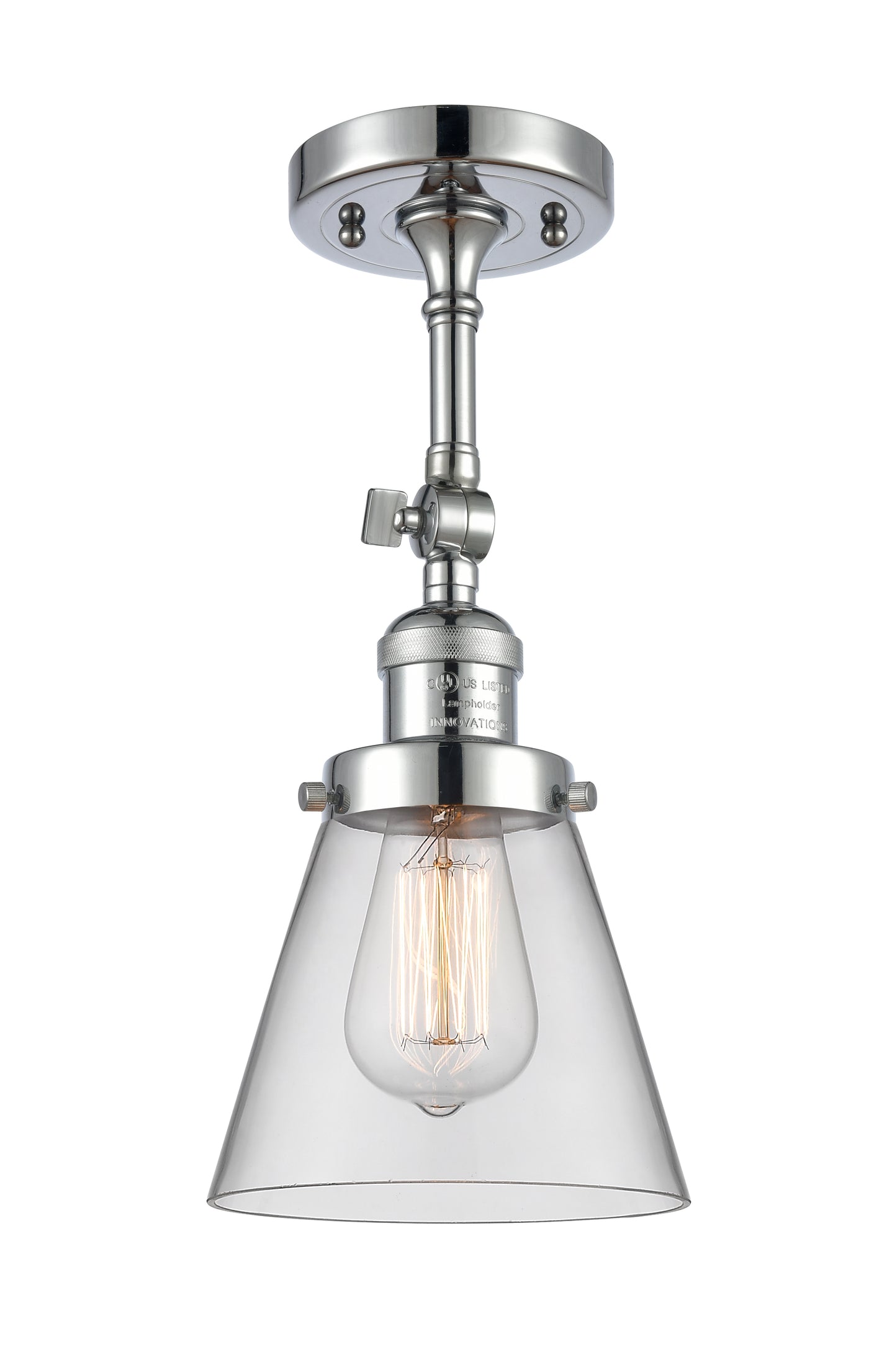 Franklin Semi-Flush Mount Seedy Glass Satin