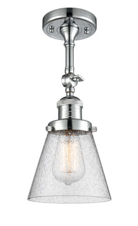 Franklin Semi-Flush Mount Seedy Glass Satin
