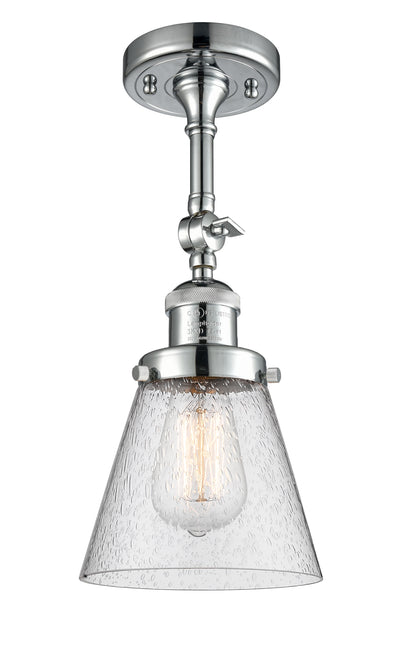 Franklin Semi-Flush Mount Seedy Glass Satin