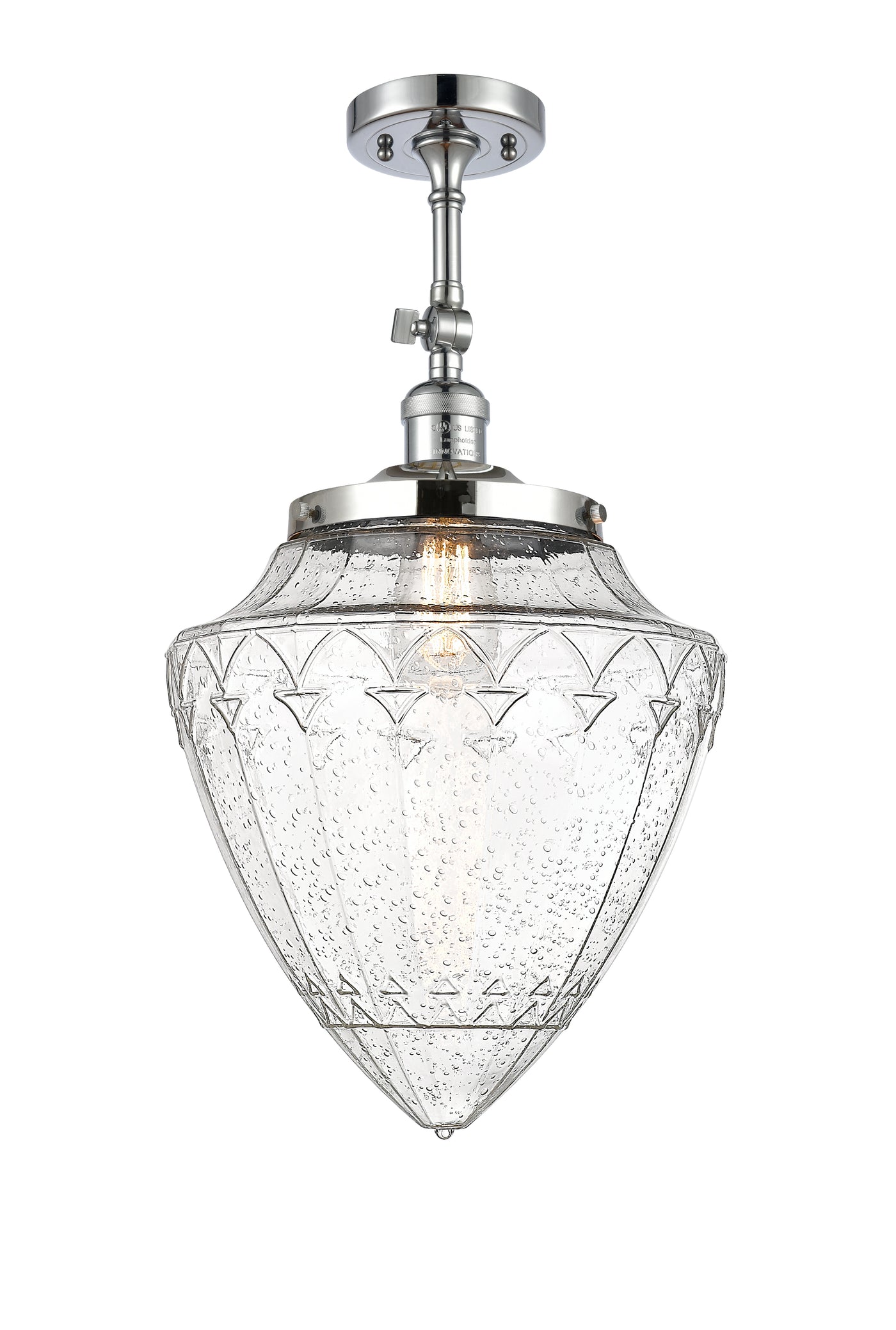 Franklin Semi-Flush Mount Brushed Nickel