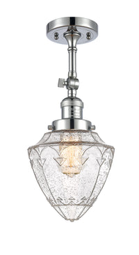 Franklin Semi-Flush Mount Brushed Satin Nickel
