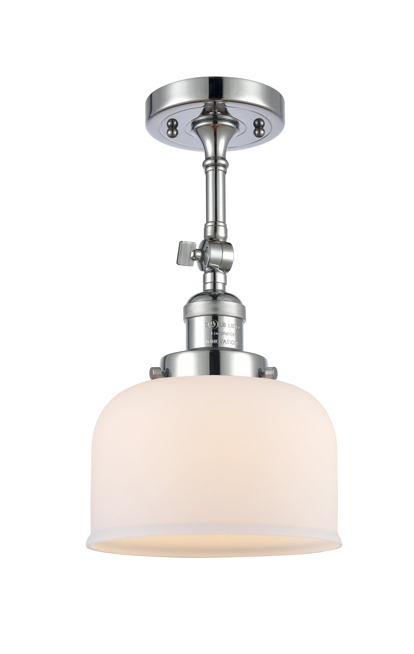 Franklin Semi-Flush Mount Brushed Satin Nickel