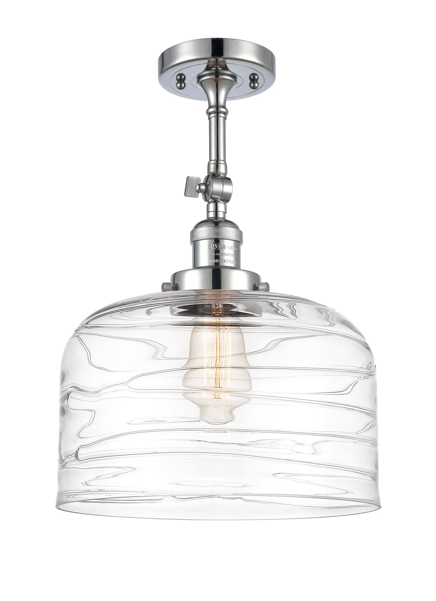 Franklin Semi-Flush Mount Brushed Nickel