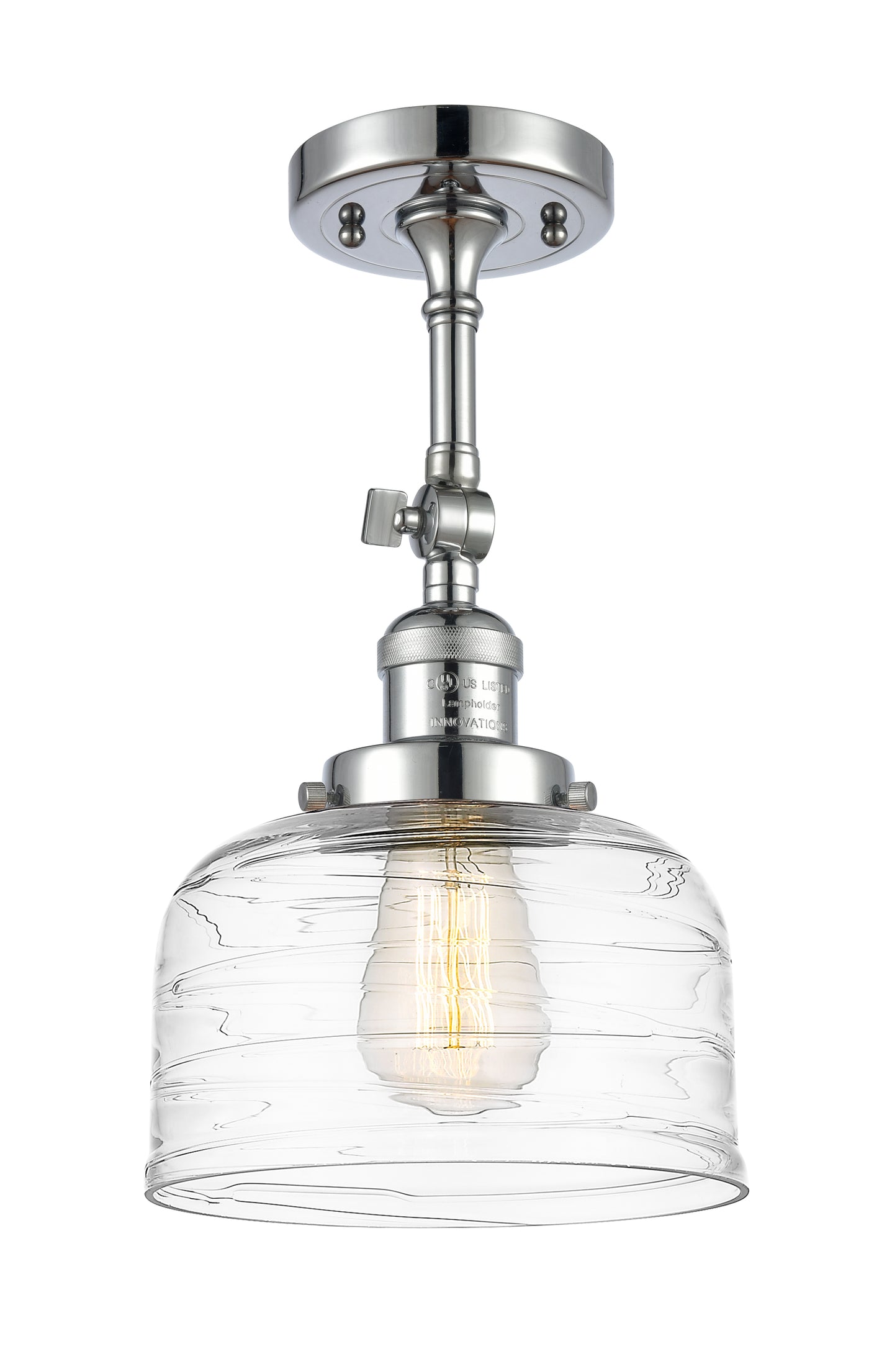 Franklin Semi-Flush Mount Brushed Satin Nickel