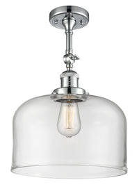 Franklin Semi-Flush Mount Brushed Nickel