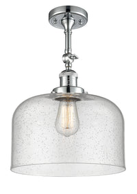 Franklin Semi-Flush Mount Brushed Nickel