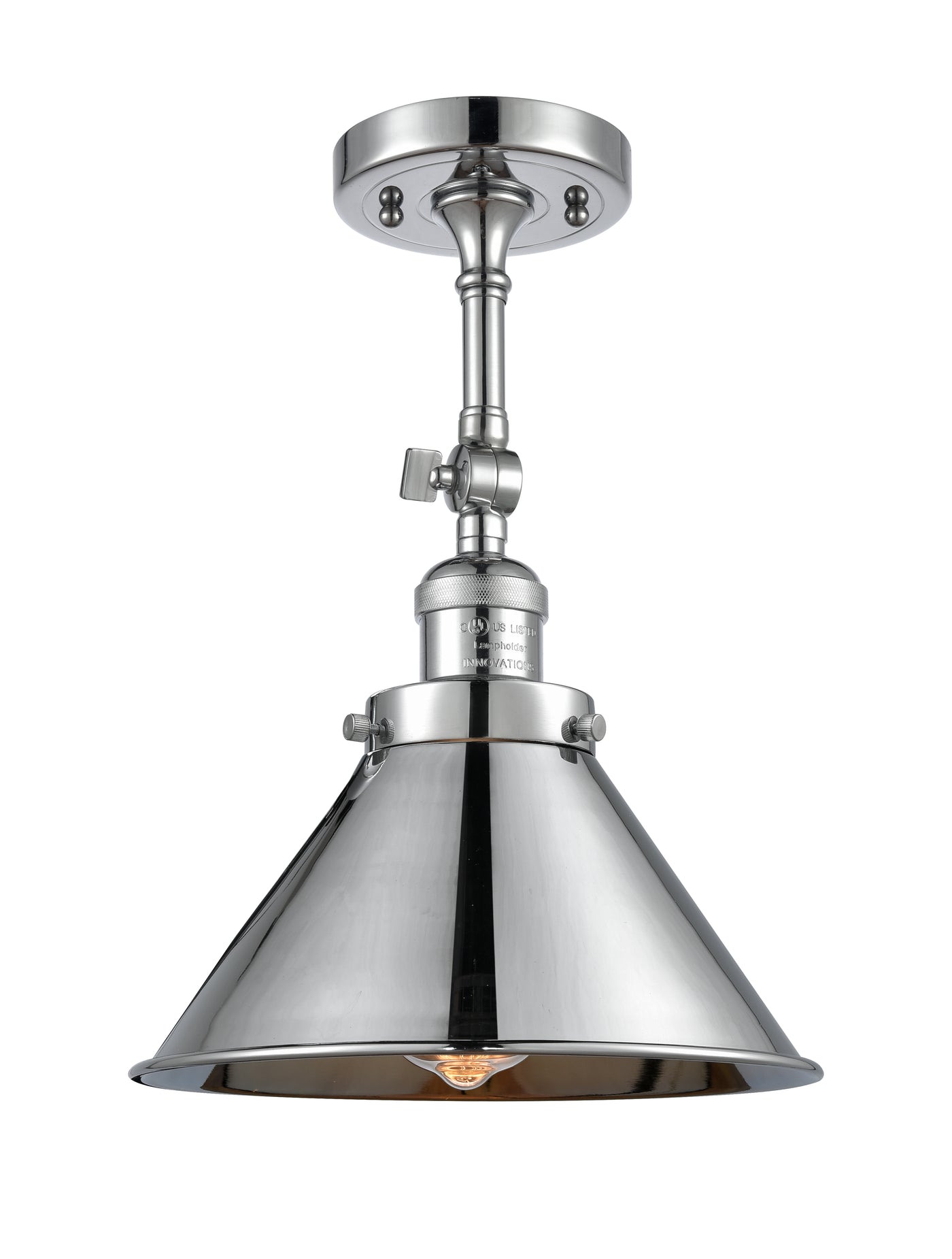 Franklin Semi-Flush Mount Brushed Satin Nickel