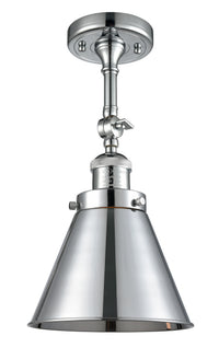 Franklin Semi-Flush Mount Brass Nickel