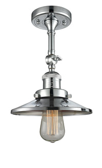 Franklin Semi-Flush Mount Brushed Nickel
