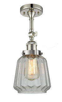 Franklin Semi-Flush Mount Brushed Nickel