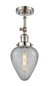 Franklin Semi-Flush Mount Brushed Satin Nickel