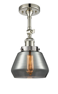 Franklin Semi-Flush Mount Brushed Nickel Steel