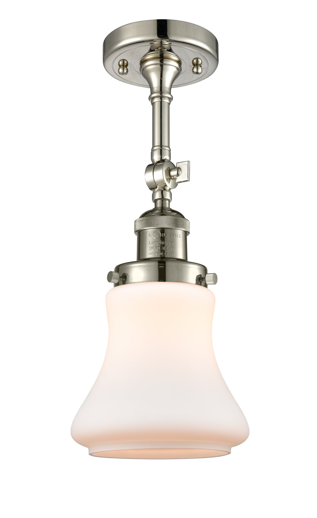 Franklin Semi-Flush Mount Brushed Nickel