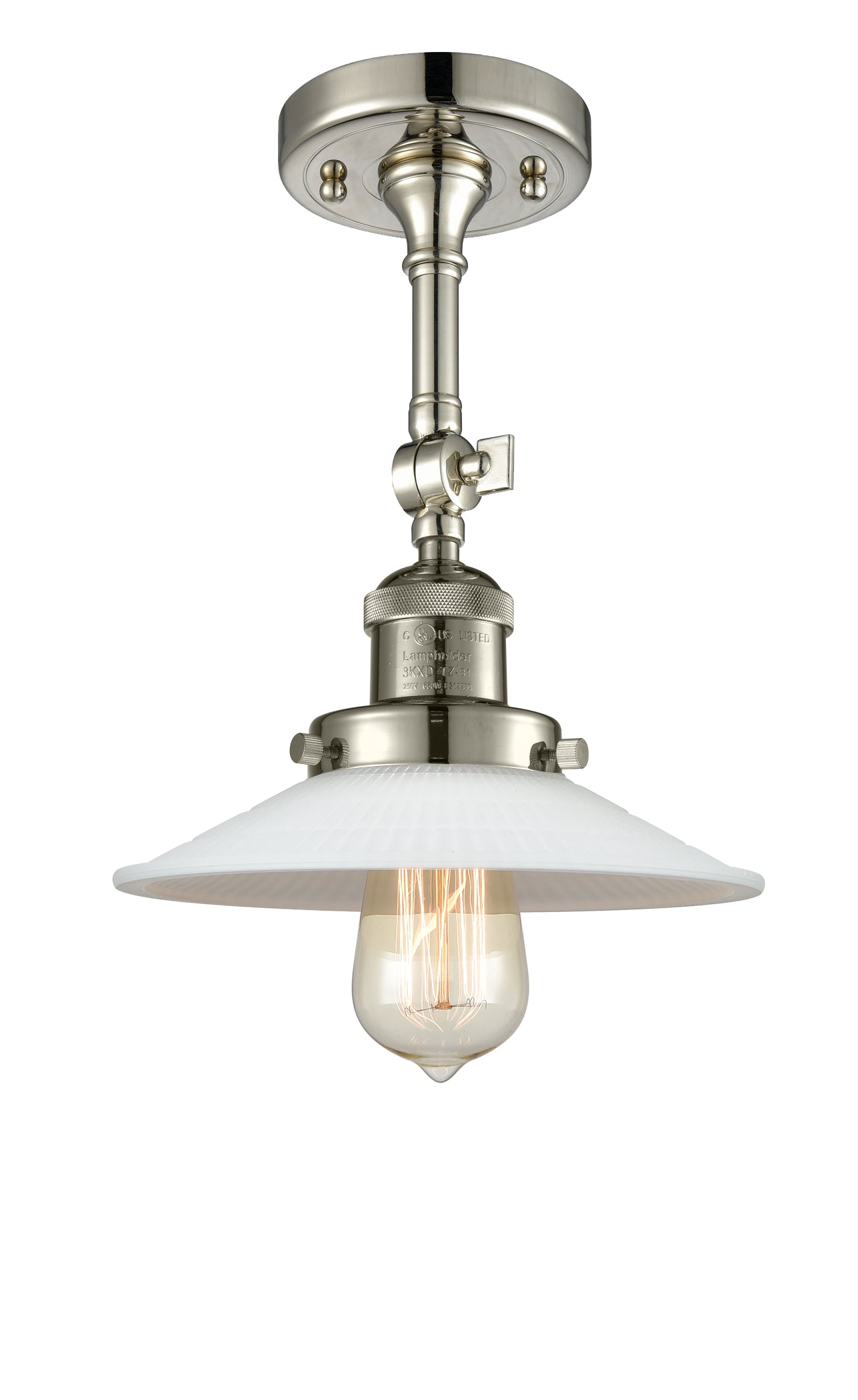 Franklin Restoration Semi-Flush Mount Brushed Nickel
