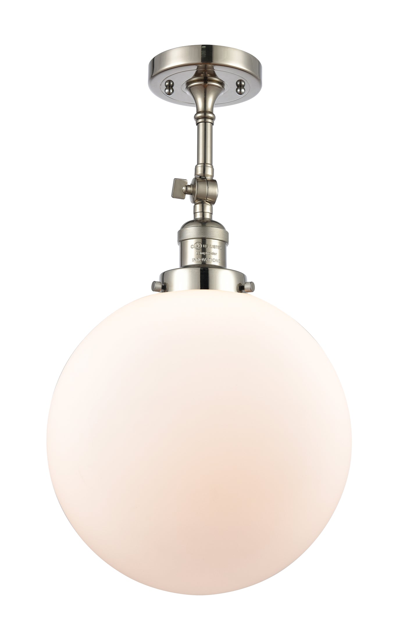 Franklin Semi-Flush Mount Brushed Satin Nickel