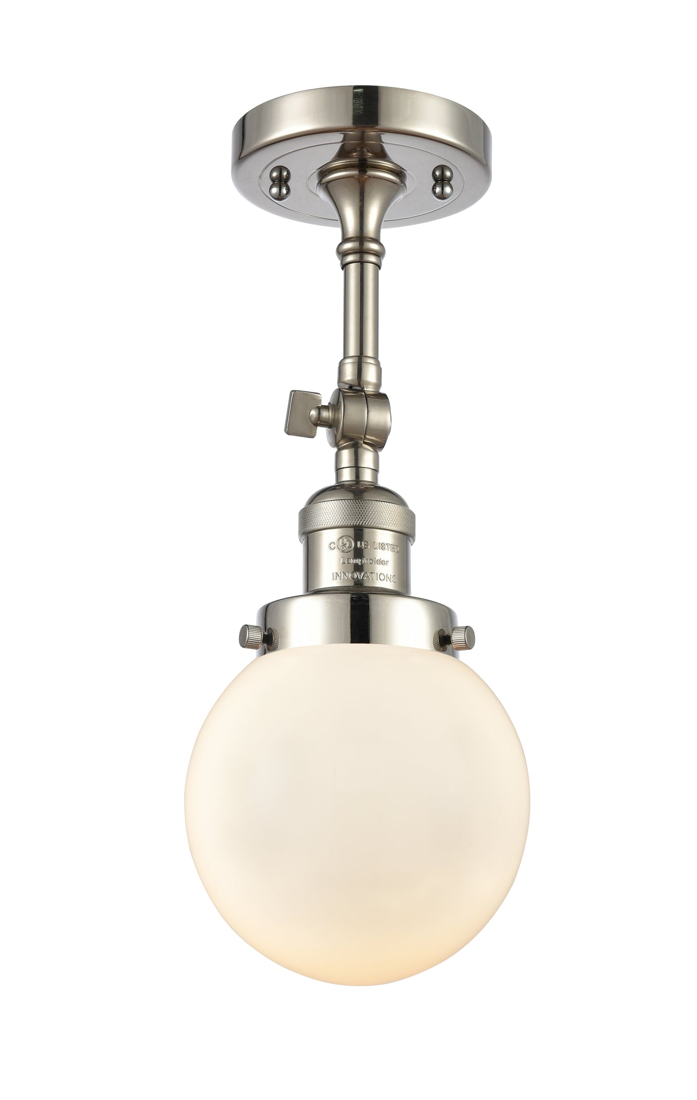 Franklin Semi-Flush Mount Brushed Satin Nickel