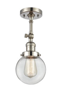 Franklin Semi-Flush Mount Brushed Satin Nickel