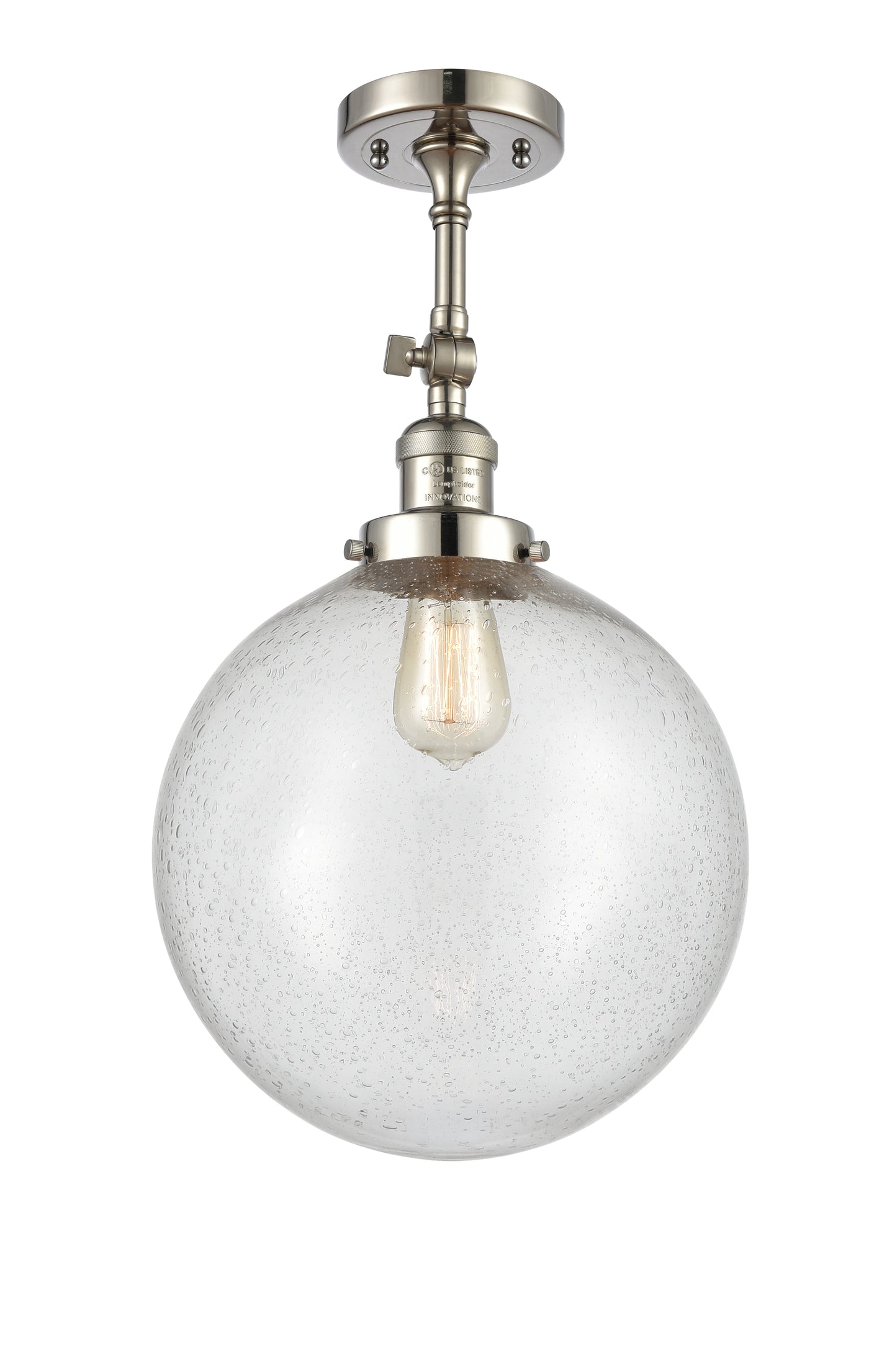 Franklin Semi-Flush Mount Brushed Satin Nickel