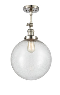 Franklin Semi-Flush Mount Brushed Satin Nickel