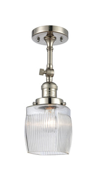 Franklin Semi-Flush Mount Brushed Satin Nickel