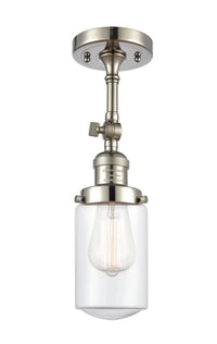 Franklin Semi-Flush Mount Brushed Satin Nickel